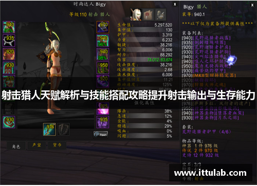 射击猎人天赋解析与技能搭配攻略提升射击输出与生存能力
